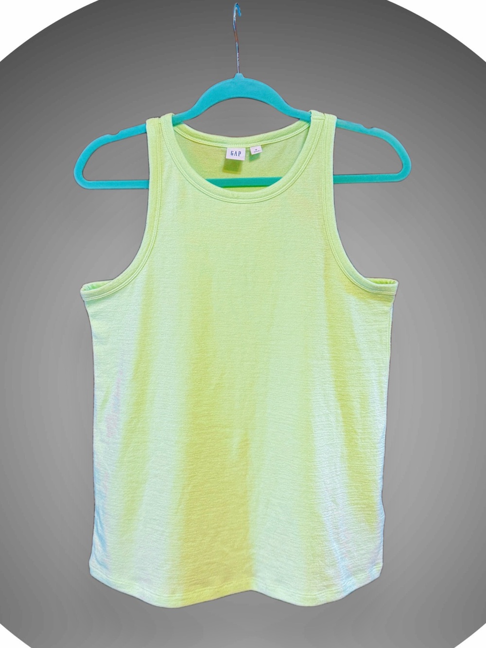 GAP Neon Lime Tank Top size Medium